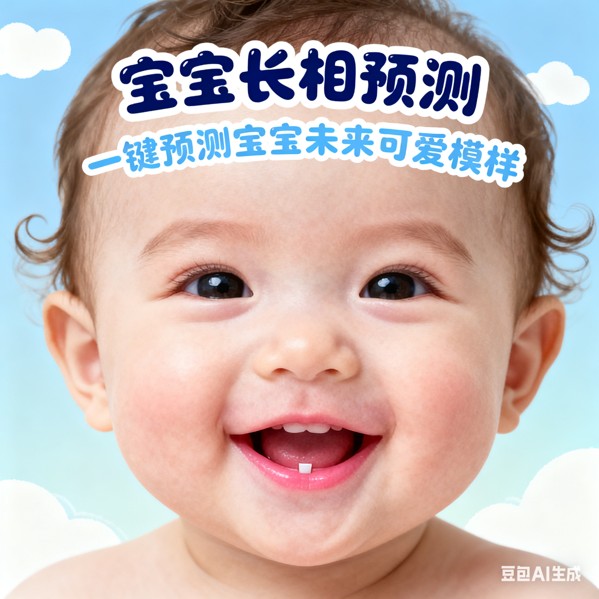 AI预测宝宝长相小工具抖音快手微信小程序看广告流量主开源