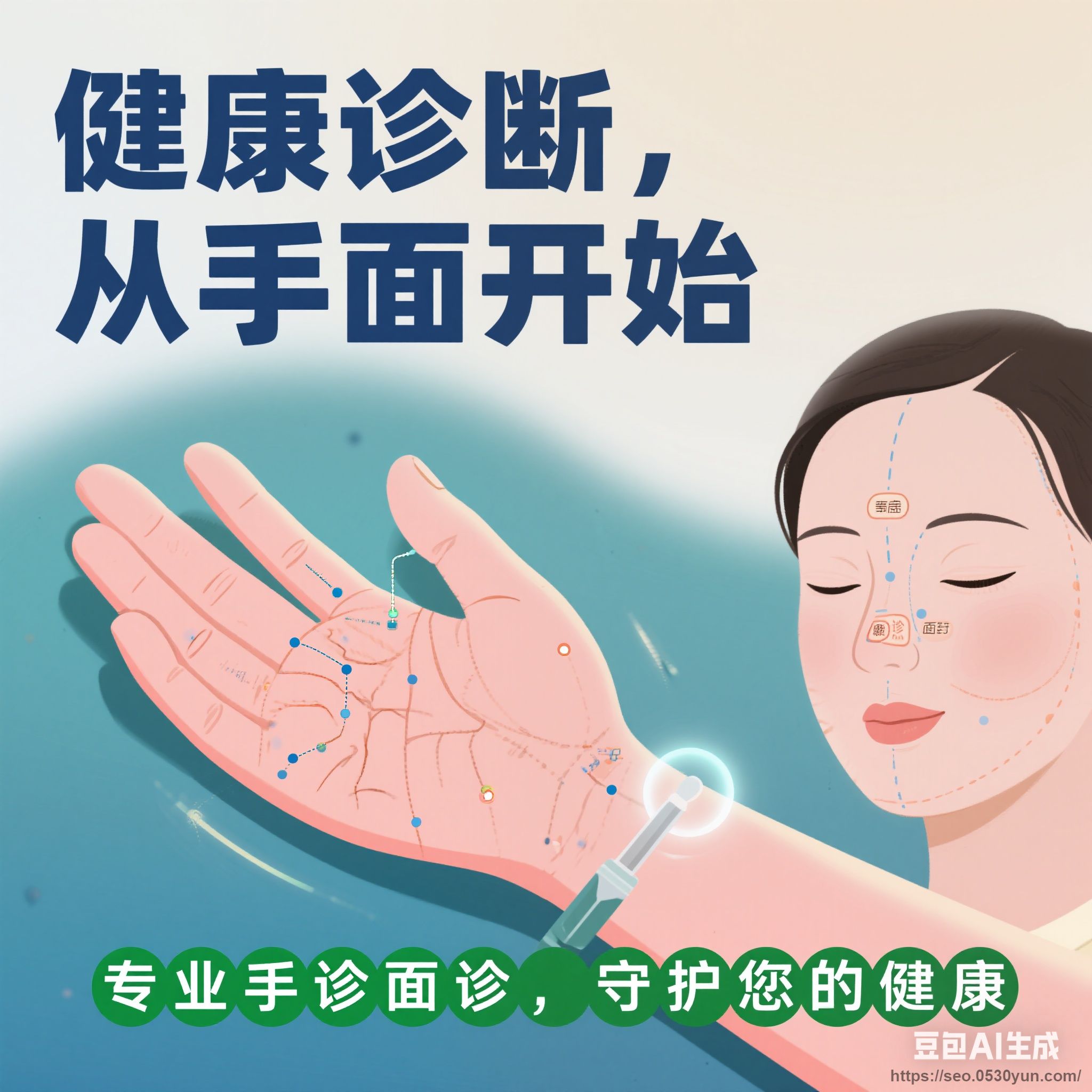 ai手诊面诊抖音快手微信小程序看广告流量主开源