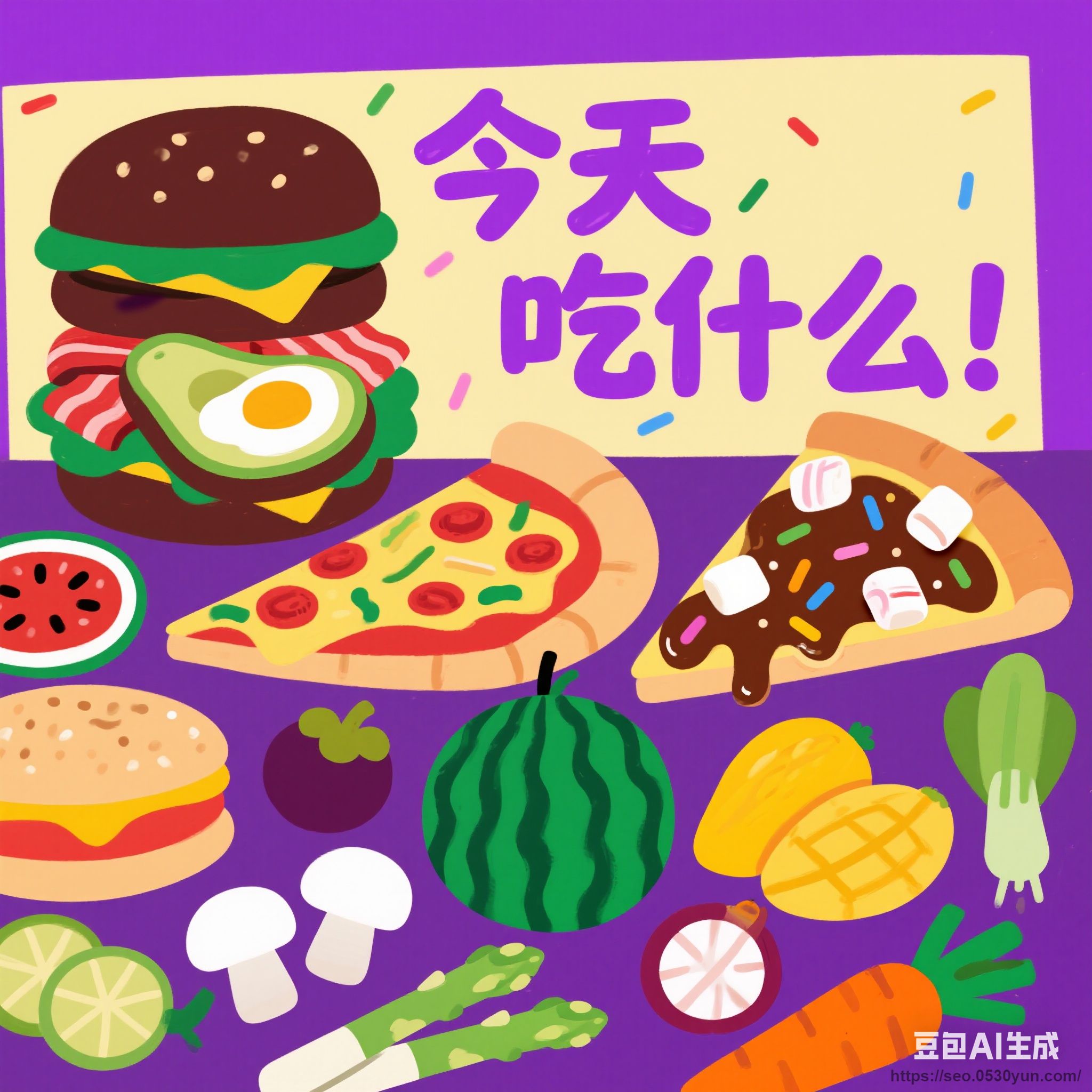 今天吃什么美食推荐抖音快手微信小程序看广告流量主开源